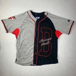 Vintage Starter Shirt Mens XL Chicago Bulls Basketball NBA 90s